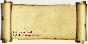 Jovana Vulović vizit kartica